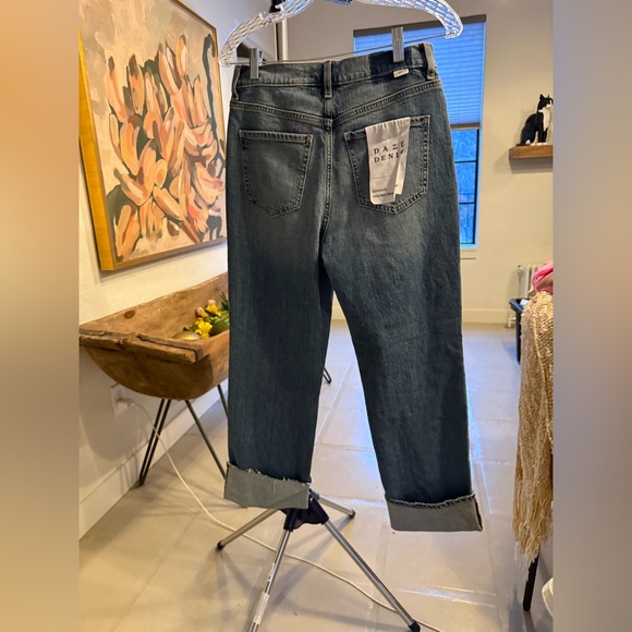 DAZE Sundaze Crossover Jeans 27 Drift Asymmetrical High Rise NWT - Picture 5 of 11